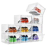 Attelite Upgraded Shoe Storage Box 9 Pack Shoe Box