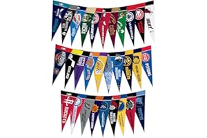 Rico Industries NBA Basketball Complete 4" x 9" Felt Mini Pennant League Set (Includes ALL Teams)
