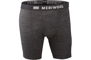 MERIWOOL Mens Boxer Briefs Merino Wool Underwear Base Layer for Men