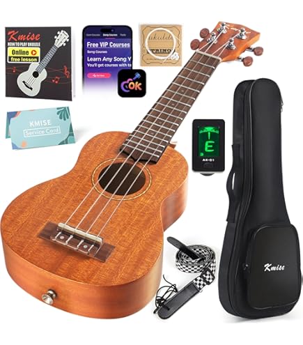 thumbnail image 2 of Kala Waterman Sea Glass Soprano Ukulele - Maritime Red ABS Plastic 4-String Uke 2 of 5