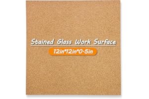 12"*12"*0.5" Stained Glass Supplies, Heat Resistant Stained Glass Work Surface, Stained Glass Cutting Mat, Stained Glass Star