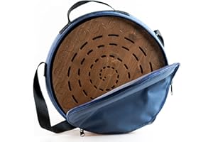 NAZAR DRUMS Rain Disk 'Water-Fall' 12 inch | Sound Healing Instrument | Relaxing Sound of Water | Ocean Drum from Wood | With Soft Protecting Bag