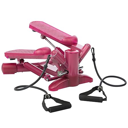 Ultrasport Lady Stepper, Twister, Heimtrainer, Ministepper inkl. Trainingsbändern