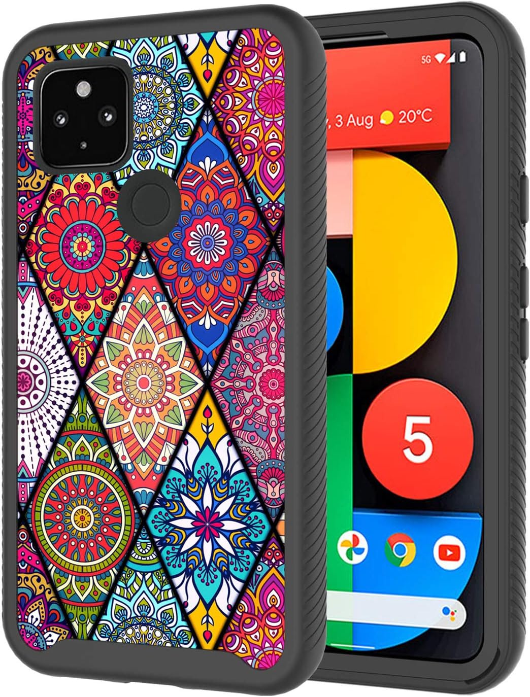 LEXNEC Case for Google Pixel 5,Google Pixel 5 Design Cute