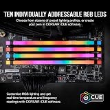 Corsair Vengeance RGB Pro DDR4 RAM 32GB (2x16GB) 3600MHz CL18-22-22-42 view 3
