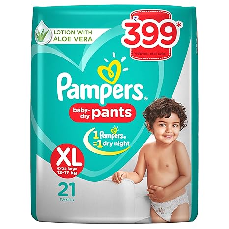 Pampers New Diaper Pants, XL, 21 Count