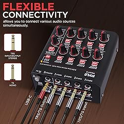 Pyle 8-Channel Wireless BT Streaming Mini Line