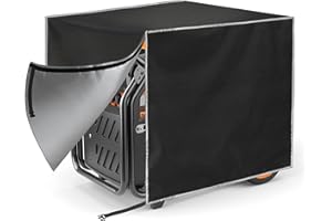 Rsoilch Outdoor Generator Covers Waterproof Heavy Duty 600D Oxford Portable Generator Cover Universal for 3000-5000 Watt Portable Generators ,26x20x20in