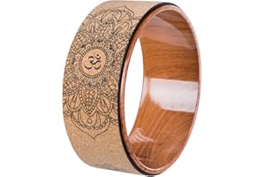 AIWEITEY Yoga wheel Back Roller for Back Pain Stretching with Travel Bag