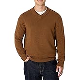 Amazon Essentials (Demi's Pick Men's Regular-Fit Cotton Blend V-Neck Sweater