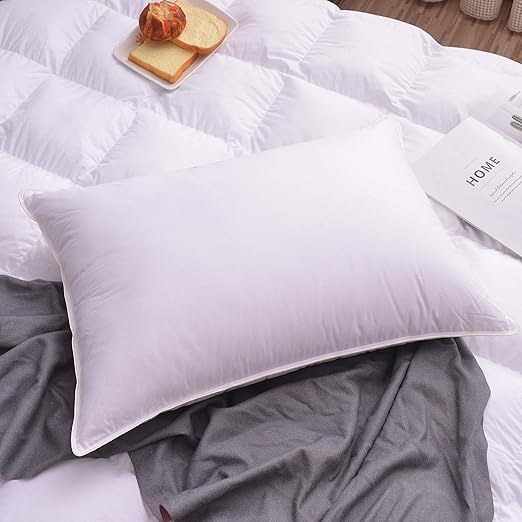 Amazon Com Homtyler Luxury Goose Down Pillow For Sleeping 100