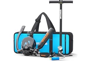 SMACO Mini Scuba Tank with Snorkel Mask 0.5L Portable Small Diving Tank with Full Face Diving Mask Lung Air Tank Sub Mask Reusable DOT Certified Pony Bottle for Snorkeling