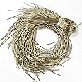 Embroiderymaterial French Coil Bullion Metallic Wire Dabka for Embroidery,Beading and Jewelry Making, Frost Color, 1MM, 50 Yards(100 Gram)