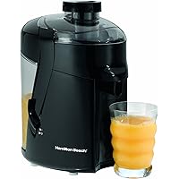 Hamilton Beach HealthSmart Juicer Machine, Compact Centrifugal Extractor, 2.4” Feed Chute for Fruits and Vegetables, Easy to