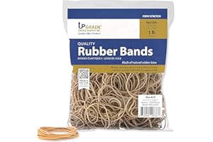 UPGRADE OFFICE SUPPLY INC Upgrade Office Supply UPG23419 Rubber Bands, Size #19 (3-1/2” x 1/16”), 1,250 Bands, 1 lb Bag, Made in USA