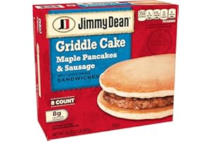 Salutem Vita - Jimmy Dean Maple Pancakes & Sausage Griddle Cake Sandwich, 32 oz, 8 Count - Pack of 3