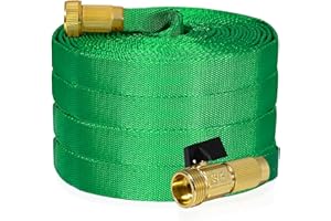 Coyardor Garden Hose 75ft, Flexible Durable Water Hose with Aluminium Fittings, Lightweight, Leakproof, Non-Expanding Garden Hose for Outdoor, Car Wash, Yard, Lawn