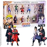 P.M.I. Naruto Shippuden Collectible Mini Figures 12-Pack, Assortment B | Team 7 Ninjas, Akatsuki &amp; Legendary Sannin - Hidden Rare Shinobi - Anime Toy Set