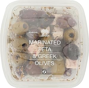 Divina Marinated Feta & Greek Olive Mix, 5.6 OZ
