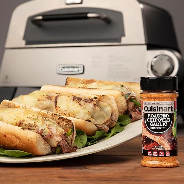 CUISINART ROASTED CHIPOTLE GARLIC SEASONING – SMOKY, SWEET AND SPICY – CGSS-556