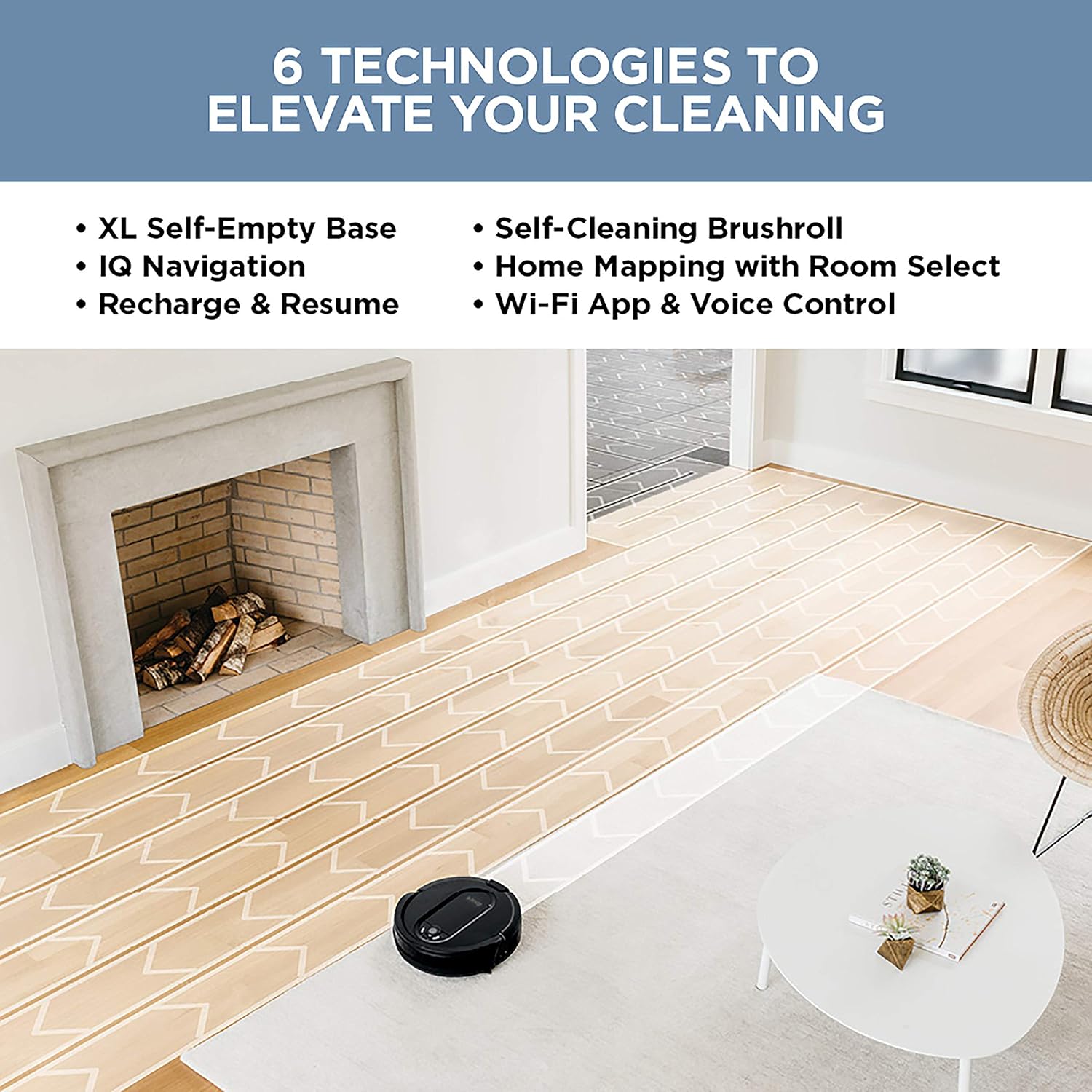Shark IQ Robot Vacuum AV1002AE with XL Self-Empty Base, Self-Cleaning Brushroll, Advanced Navigation, Wi-Fi, Compatible with Alexa, 2nd Generation: Home & Kitchen