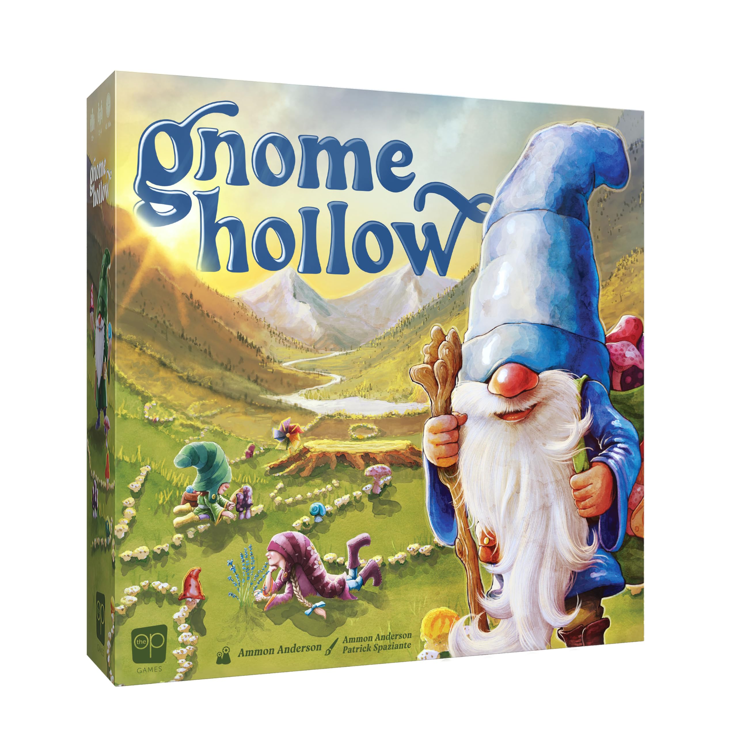 USAopoly | Gnome Hollow | Board Game | Ages 12+ | 2-4 Players | 45 Minutes Playing Time