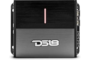 DS18 ION1000.4D 4-Channel Amplifier 4 x 150W Rms @ 4-Ohm Class D, Compact Design, Digital 4 Channel Car Audio Amplifier