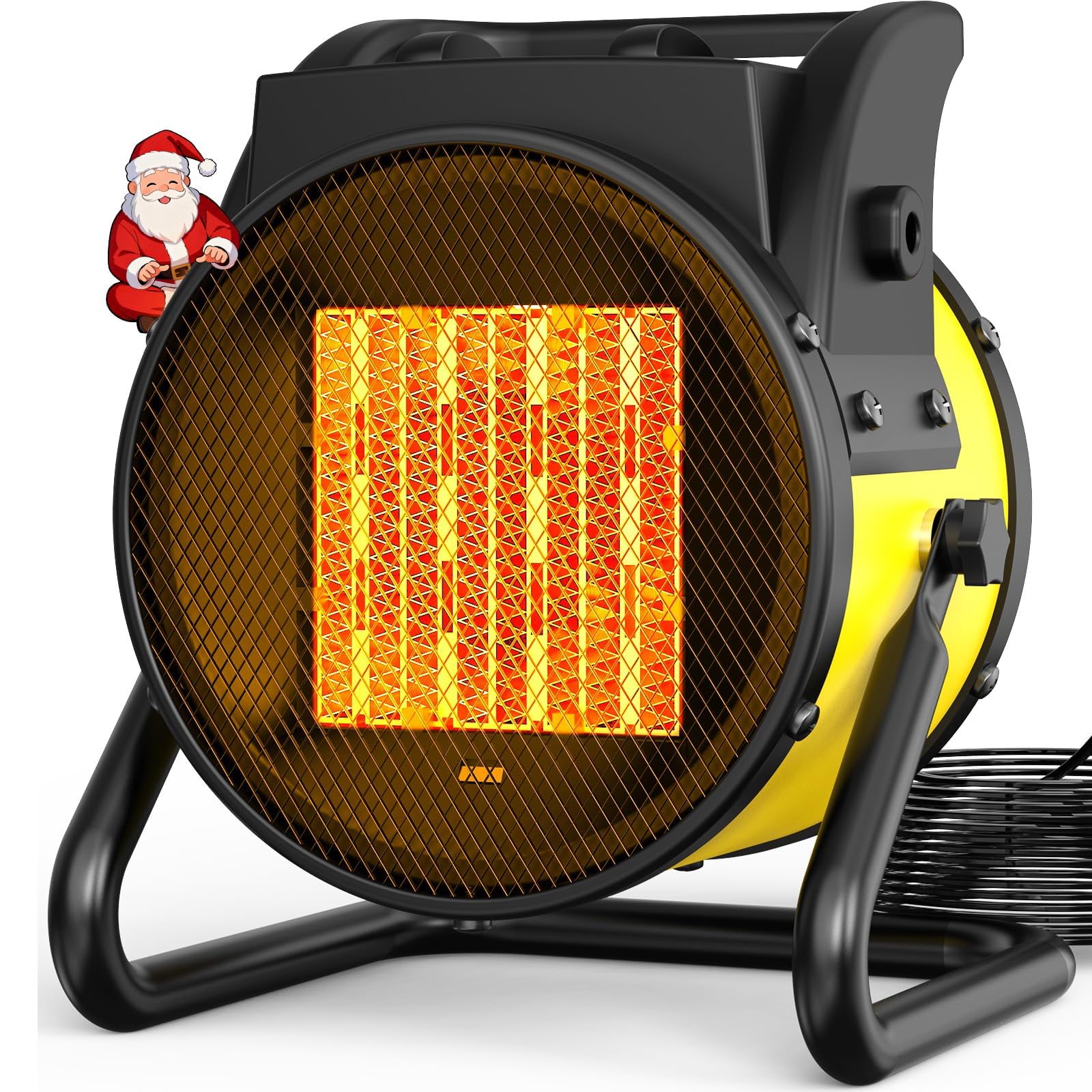 Photo 1 of *UNTESTED*
Outdoor Heaters for Patio, 1500W Outdoor Space Heater with 3S PTC Fast Heating, 3-Mode Electric Patio Heater for Greenhouse, Garage, Deck & Patio, Overheat Protection Yellow