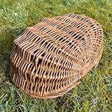 Selections Natural Willow Garden Trug Storage Harvesting Basket with Folding view 5