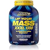 MHP UYM XXXL 1350 Mass Building Weight Gainer, Muscle Mass Gains, w/50g Protein, High Calorie, 11g BCAAs, Leucine, Milk Chocolate, 8 Servings