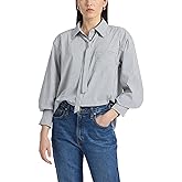 Derek Lam 10 Crosby Womens Edeline Striped Poplin Shirt