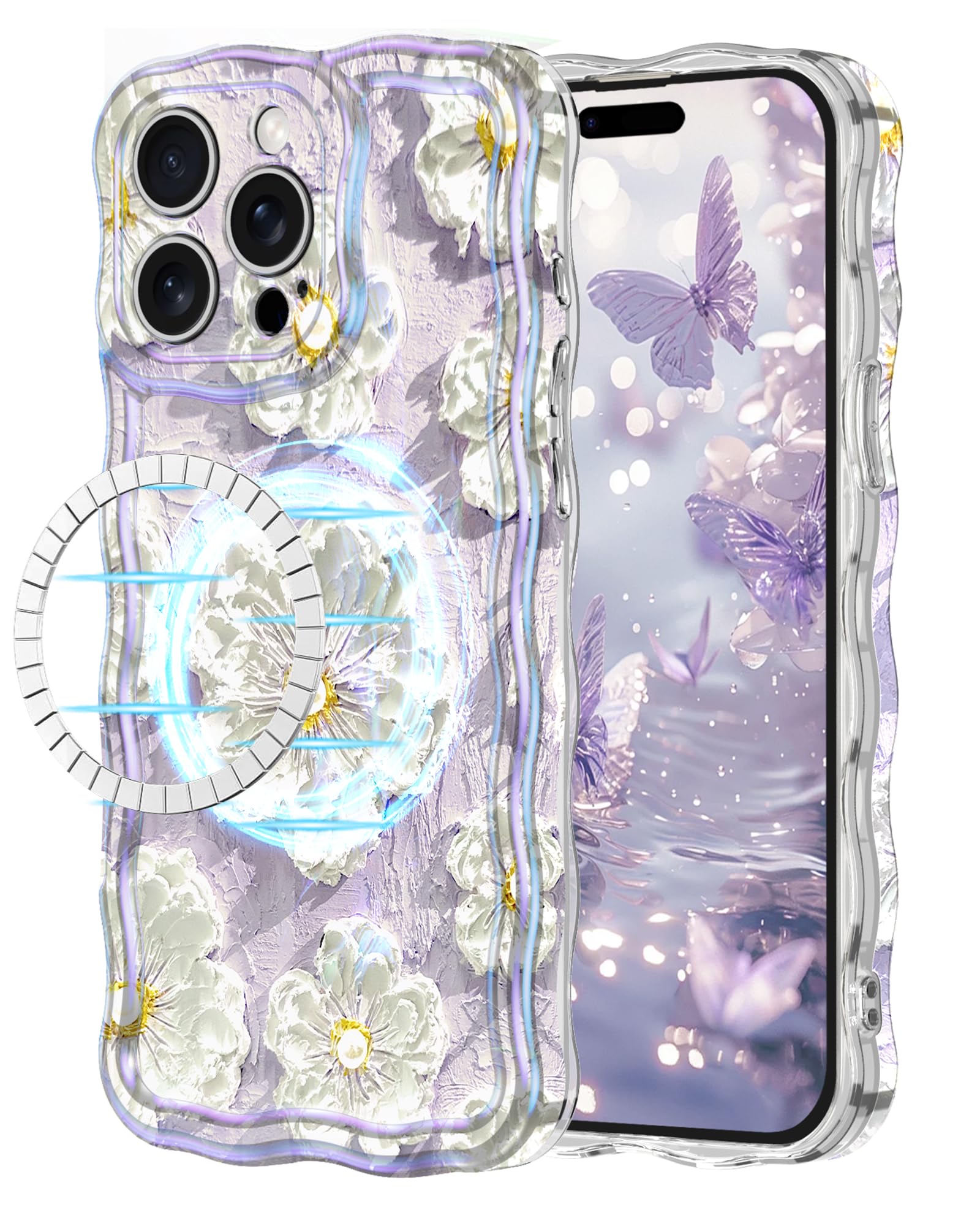 Avocase for iPhone 15 Pro Case, Colorful Oil