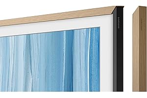 SAMSUNG 65-inch The Frame Customizable Bezel - Modern Teak (VG-SCFH65TKBZA) [Canada Version] (Compatible with All Frame Model