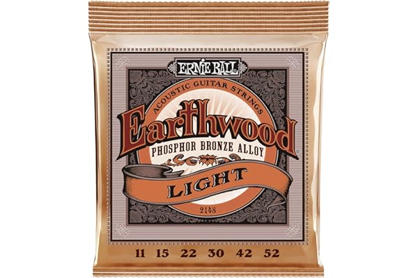 Ernie Ball 2148 Slinky Phosphor Bronze Acoustic Guitar Strings - Light 11-52
