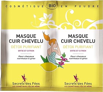 الانقليس غير مباشر أقحوان masque cuir chevelu maison Amazon 