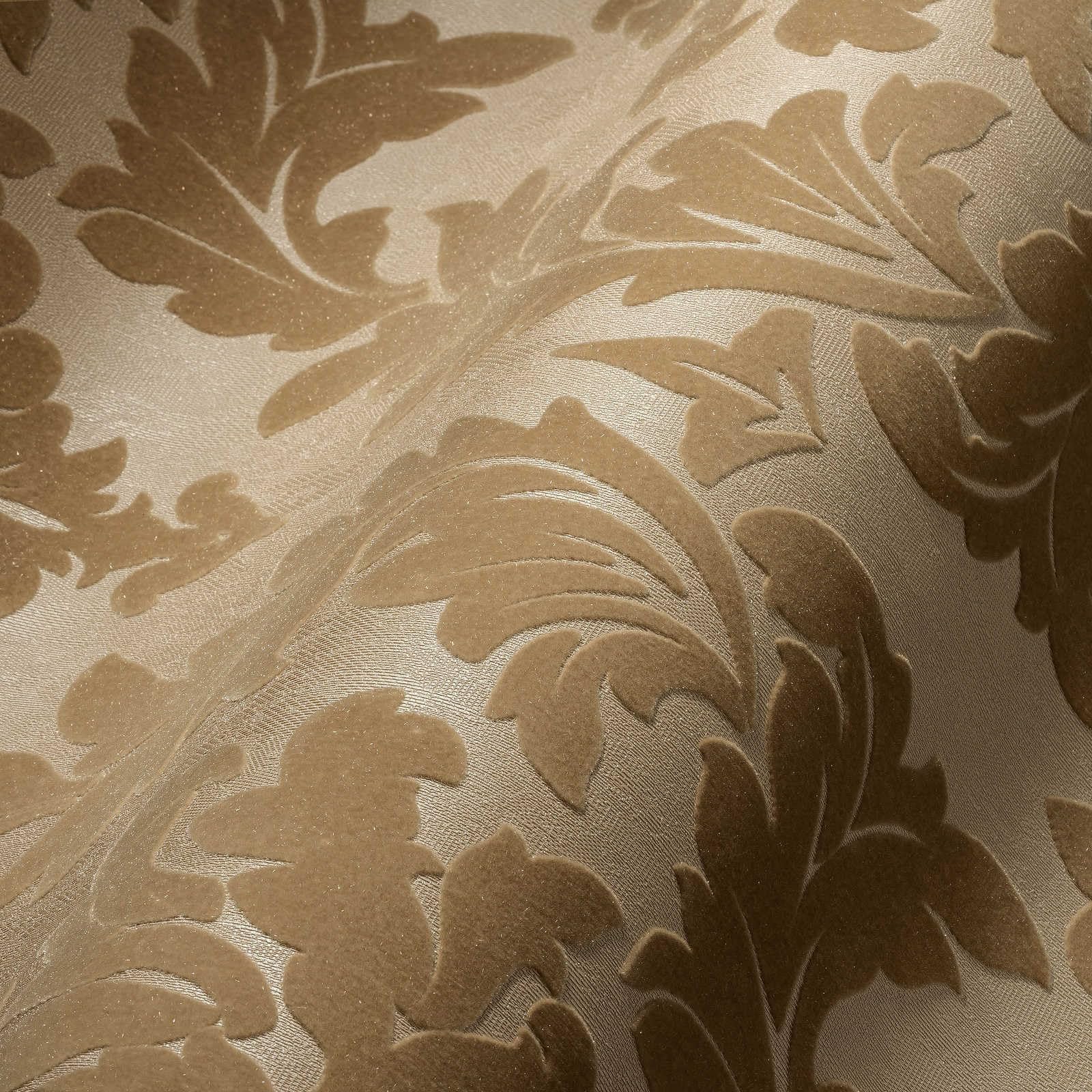Architects Paper Castello 335802 33580-2 Non-Woven Wallpaper Luxury Classic Baroque 10.05 m x 0.52 m Metallic Yellow Made in Germany