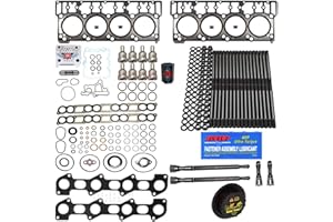 6.0L Revive Kit w/ARP Head Gaskets Oil Cooler Stand Pipes In Ex Gaskets HP Oil Rail Cups - Fits Ford 6.0L 6.0 Powerstroke Kit - 2005.5-2007 (20MM) - DK Engine Parts