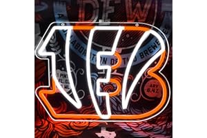 BRINEON Football Neon Sign for Wall Decor Dimmable Football Neon Light for Man Cave Birthday Gifts for Rugby Fans with Rugby Team LED Sign for Club Garage Gamer Room Bar Size16.1 * 11.8In(ZYLD131)