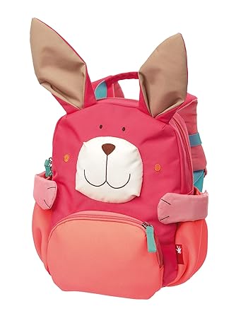 sigikid, Mädchen, Mini Rucksack, Motiv Hase, Rosa, 24921