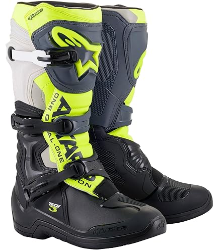 Amazon.com: Alpinestars 2010020-9040-7 Tech 10 Boots Cool Grey