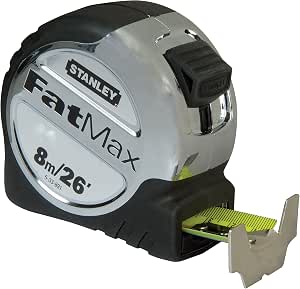 Amazon.com: Stanley - Cinta métrica Fatmax Xtreme 26.2 ft/26 pies :  Herramientas y Mejoras del Hogar