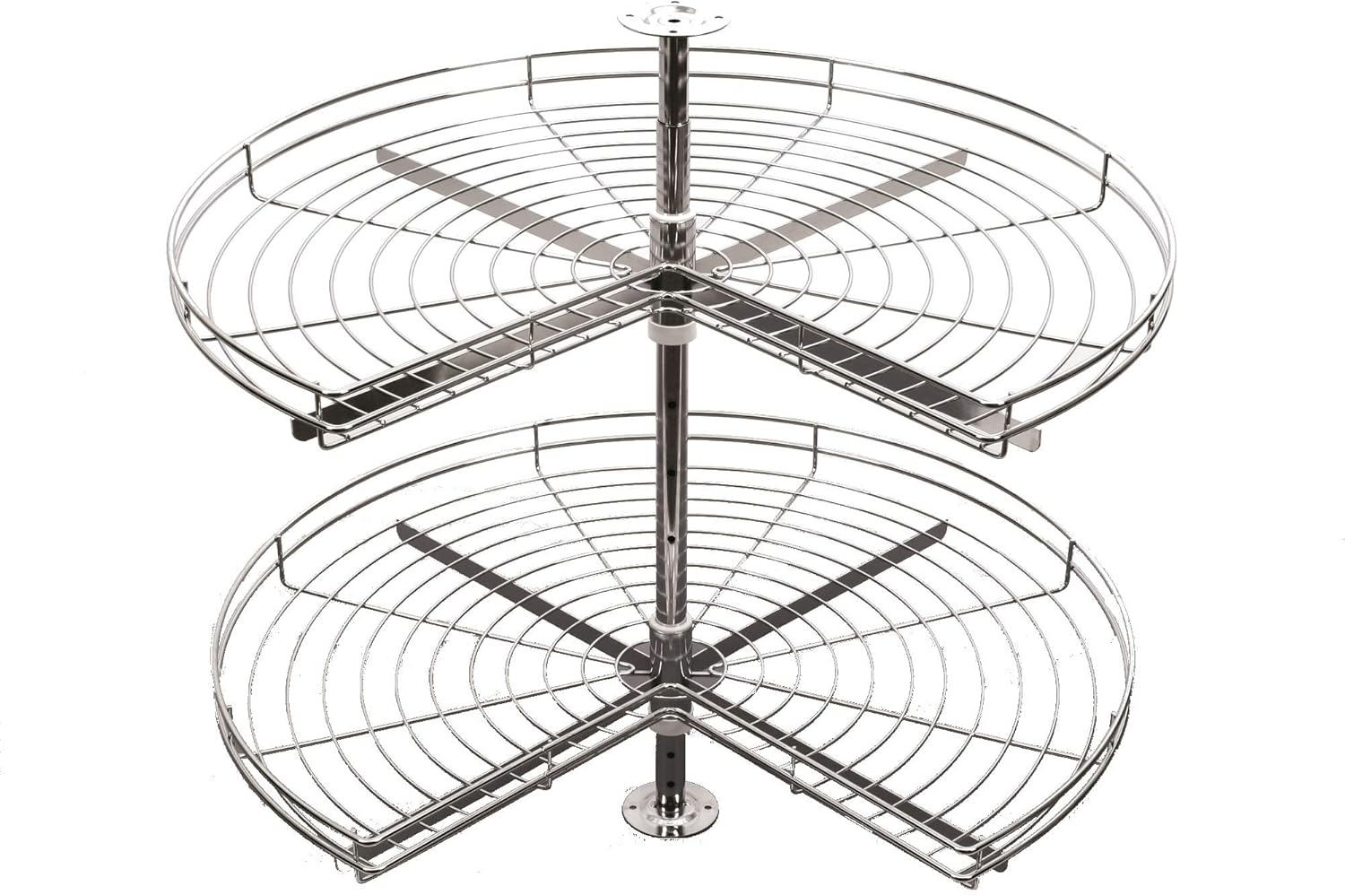 Three Quarter Kitchen 270 Degree Corner Carousel (Ø600, White