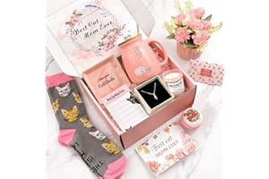 WOMRICH Cat Gifts for Cat Lovers, Cat Lover Gifts for Women, Birthday Gifts for Women, Cat Themed Gifts for Women, Thinking of You Gifts for Women, Unique Cat Mom Gifts for Women