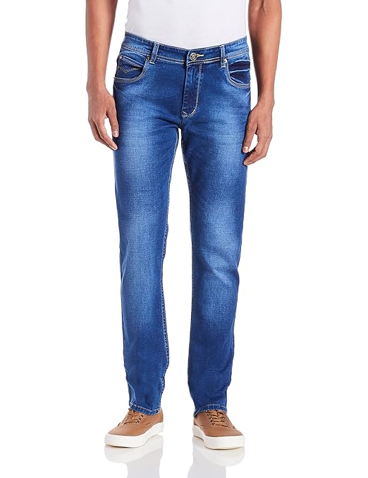 Buy Duke Men's Cotton Slim Fit Jeans (8907627073955_SDT5839_36W x 33L ...