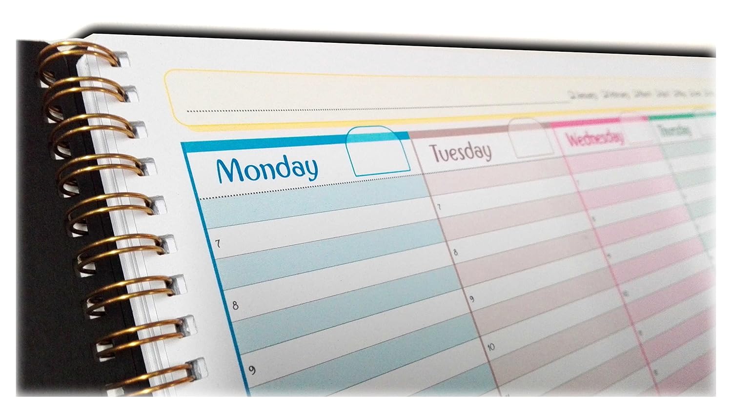 Weekly Planner Pad A3 42x30cm, 54 sheets with strong wire binding