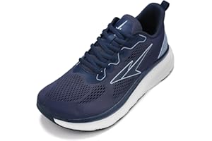 Pozvnn Mens Wide Walking Shoes Soft Sole Non Slip Running Comfortable Tennis Breathable Athletic Gym Workout Sport Sneakers