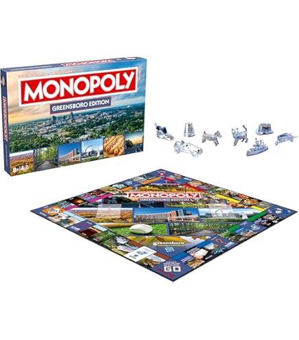 Amazon.com: Monopoly Board Game Newport Edition: 2-6 Players