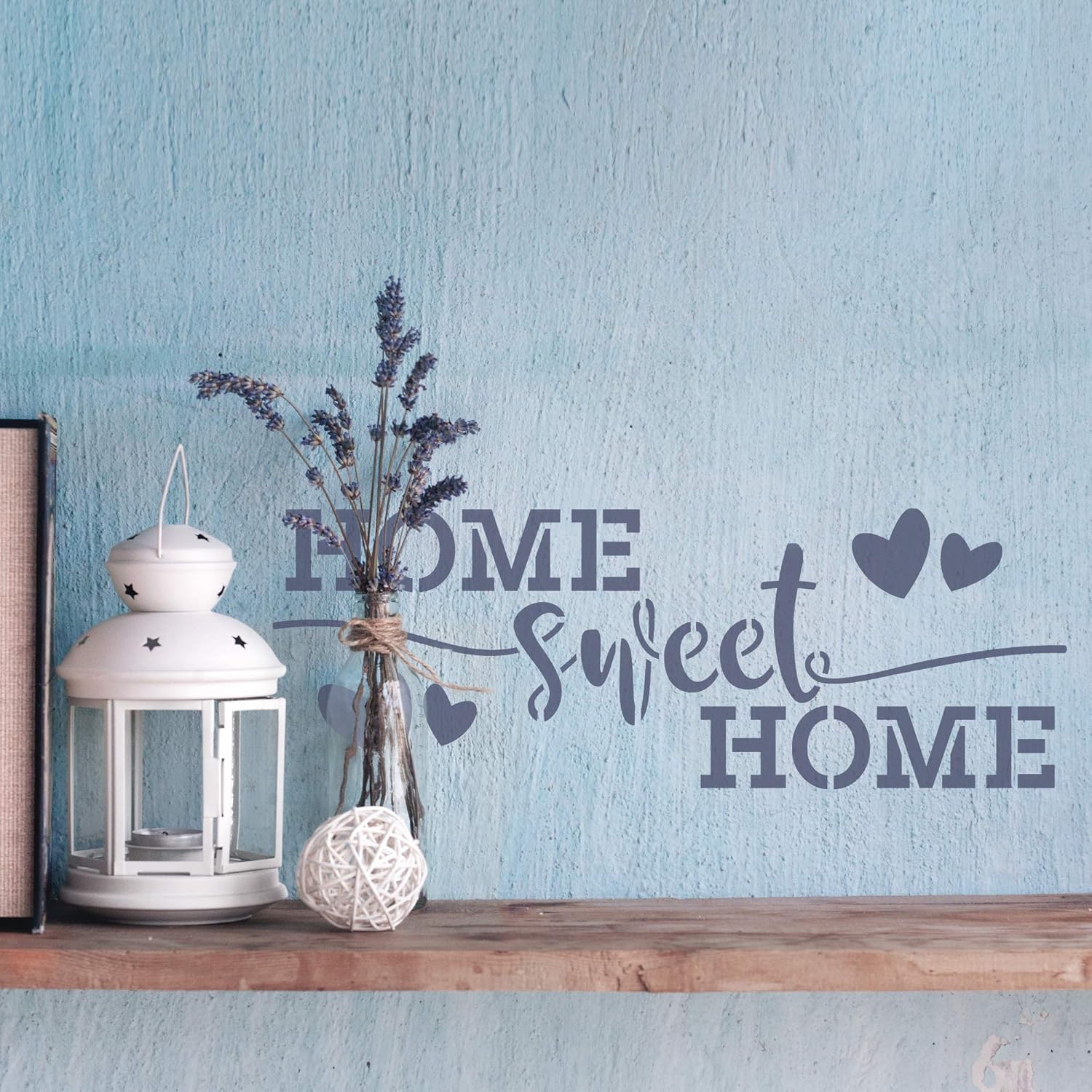 KIBAGA Reusable Letter Stencils for Painting on Wood and More - Easy Paint Welcome Sign Stencil Letters Set for Front Door or Porch Decor - Perfect Spring, Summer Or Christmas Decor for Your Home : Kitchen & Dining