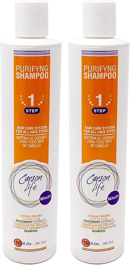 Amazon Com Carson Life Purifying Shampoo 2 Pack For All Hair