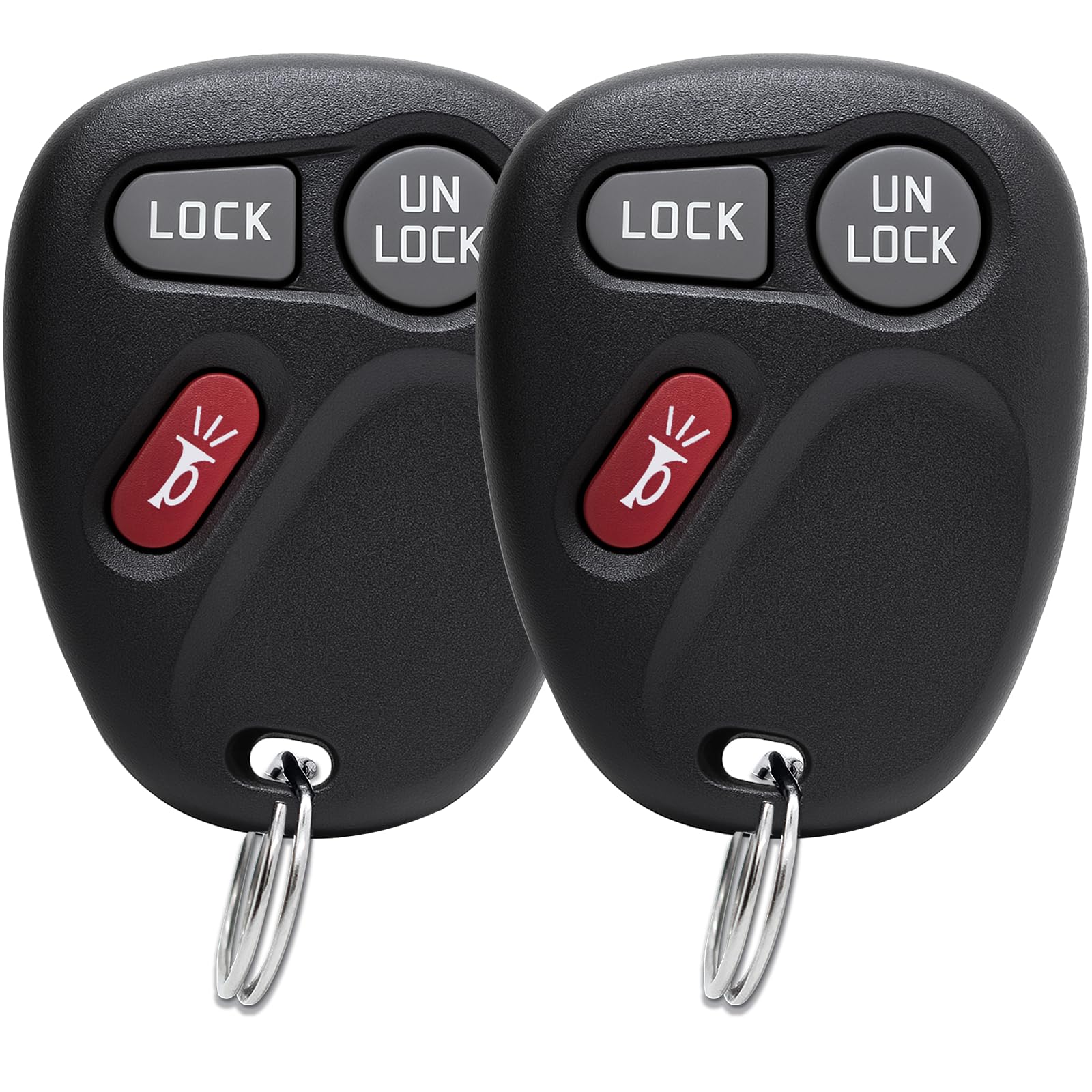 Photo 1 of 2 Pack Keyless Entry Key Fob Car Remote Replacement fit for 1998 1999 2000 2001 2002 Chevrolet Chevy Silverado Suburban GMC Sonoma Sierra Yukon with KOBUT1BT 15732803 (315MHz)
